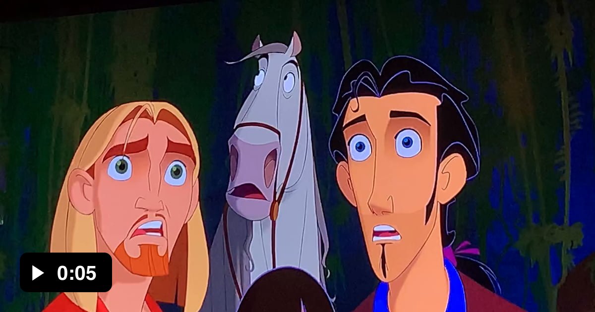 In The Road to El Dorado (2000), Altivo the horse can be seen mouthing ...