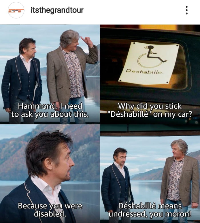 The Grand Tour - Hammond you idiot, Hammond, you idiot., By The Grand  Tour