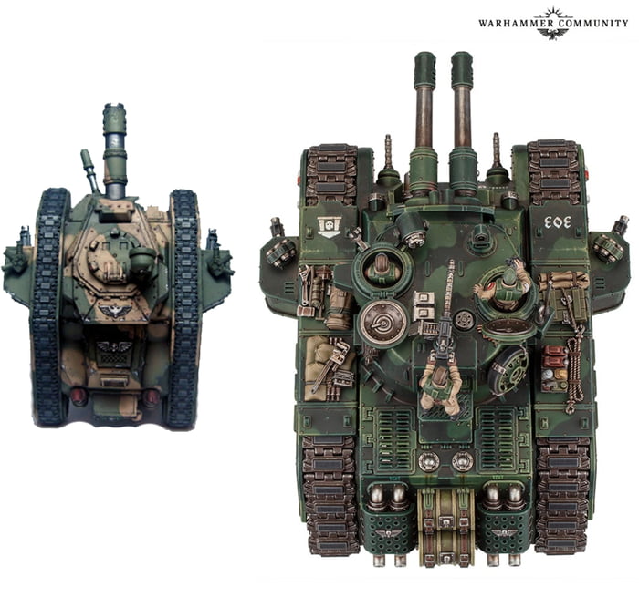 New Guard Tank Vs Leman Russ Size - 9GAG