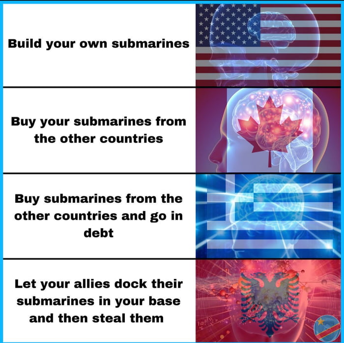 Brief explanation of how some countries get submarines - 9GAG