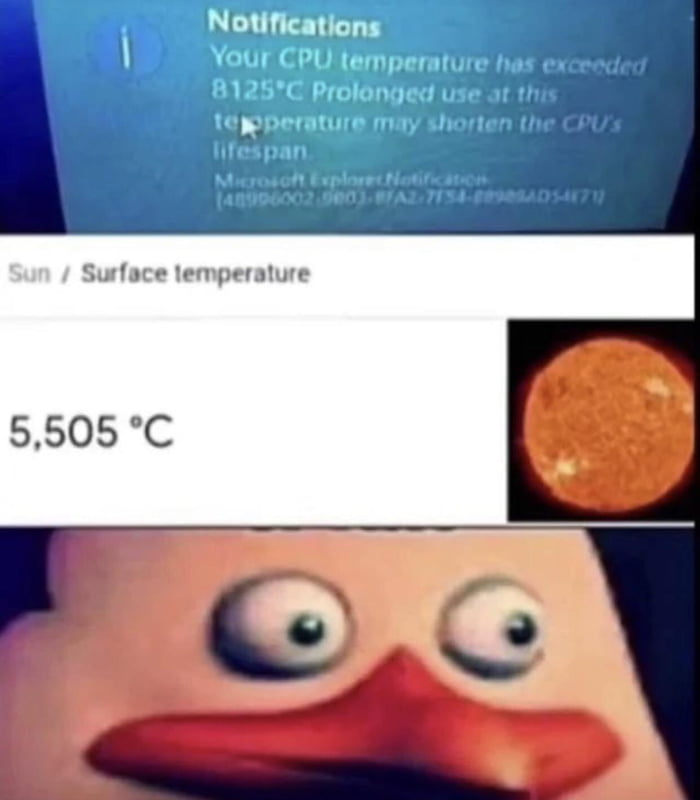 Bro it’s not a pc you got there it’s a damn toaster … 9GAG