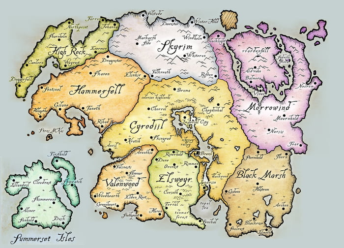Am To Lazy To Look At Lore But Only Just Notice When Look At Tamriel Map But Why Is Solitude 