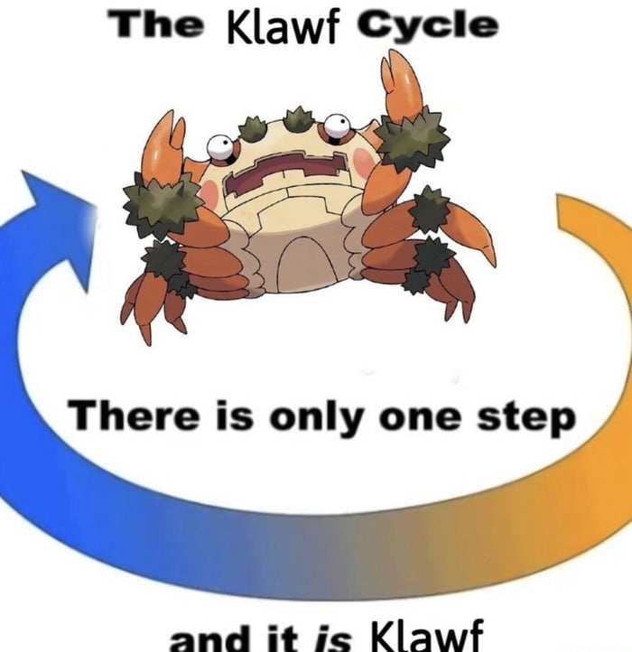 The klawf cycle (credit to HollowGarchomp) - 9GAG