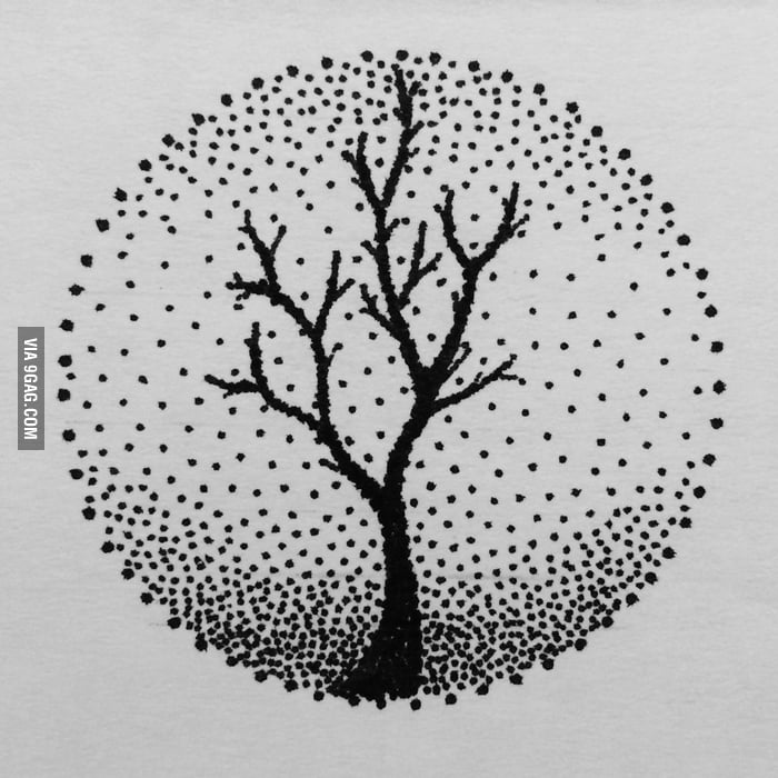 One of my minimalist pointillism designs. - 9GAG