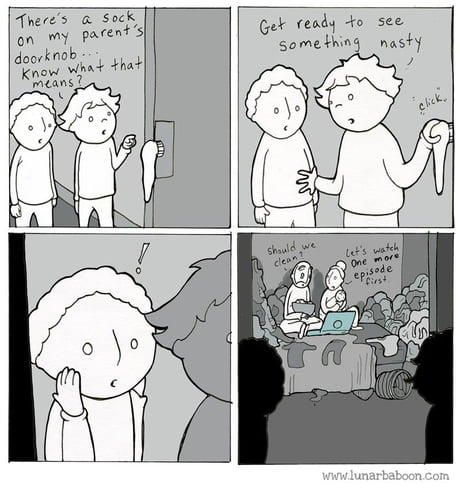 Sock On The Doorknob 9gag