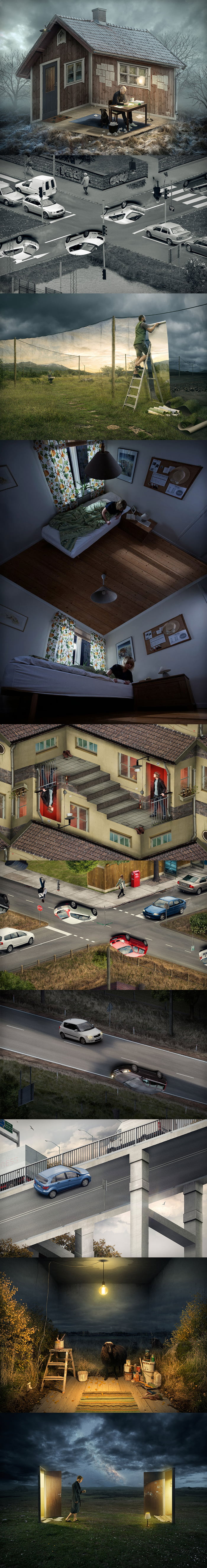 Mind-Bending Optical Illusions By Swedish Photoshop Master Erik Johansson