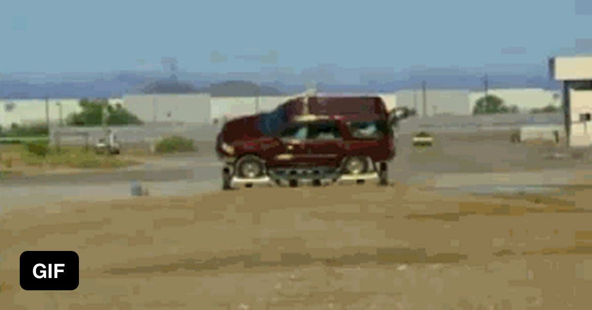 1998 Ford Expedition rollover test - 9GAG