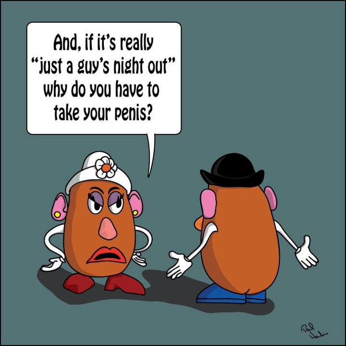 Mr Potato Head Forgot His Penis 9gag