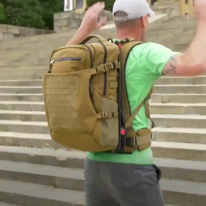 floating lid backpack