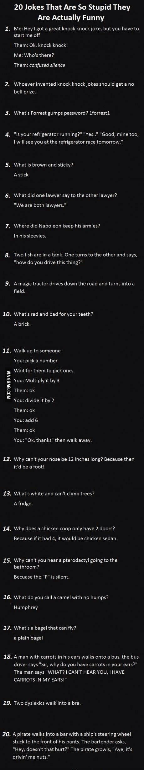 20 hilarious jokes - 9GAG