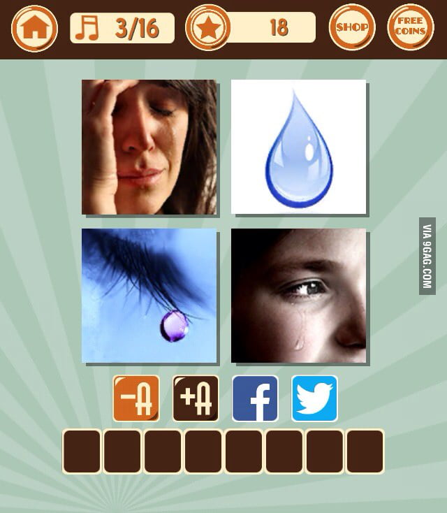 4 pics 1 song world problems... 9GAG