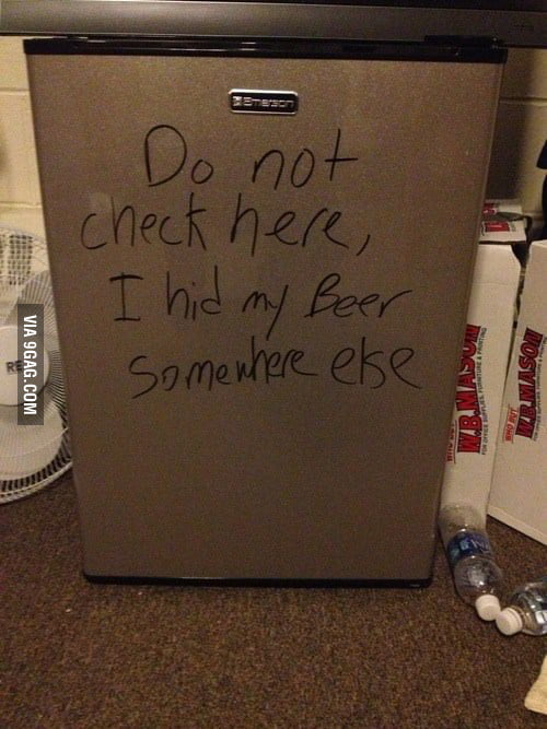 How To Hide Your Beer 9GAG