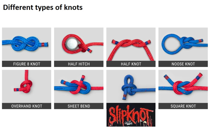 Always Handy To Know Your Knots - 9GAG