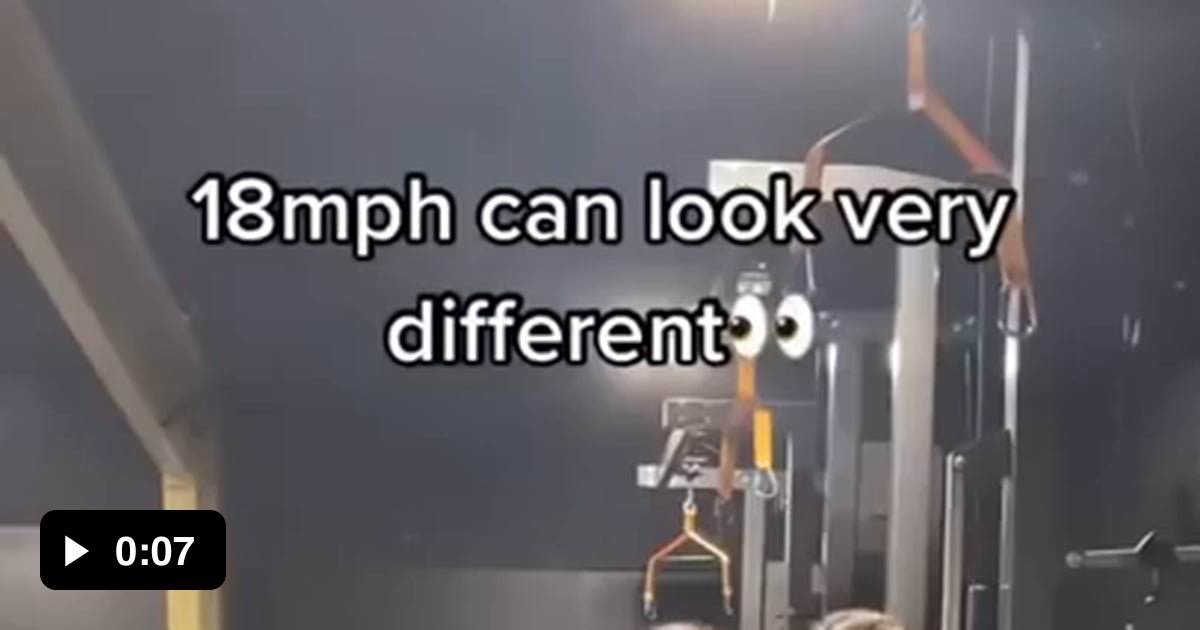 18mph How Speed looks