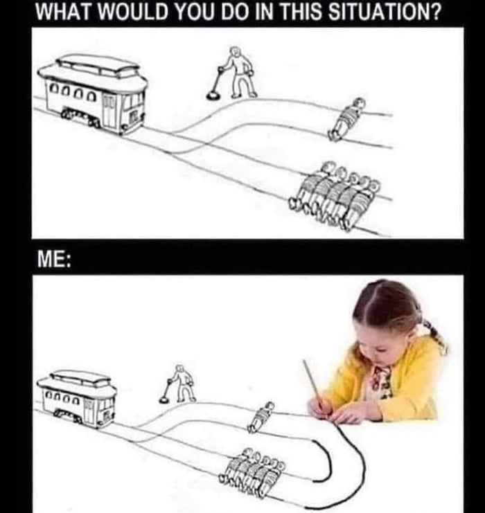 Trolley Problem Solved GAG