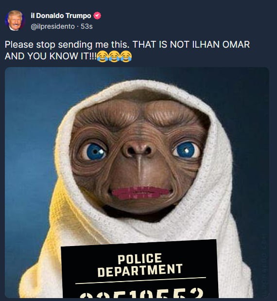 Please stop sending me this. THAT IS NOT ILHAN OMAR AND YOU KNOW IT!!!😂 ...