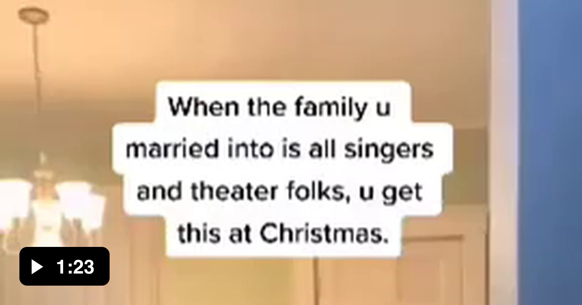 When You Marry Into A Musically Talented Family 😳 - 9GAG