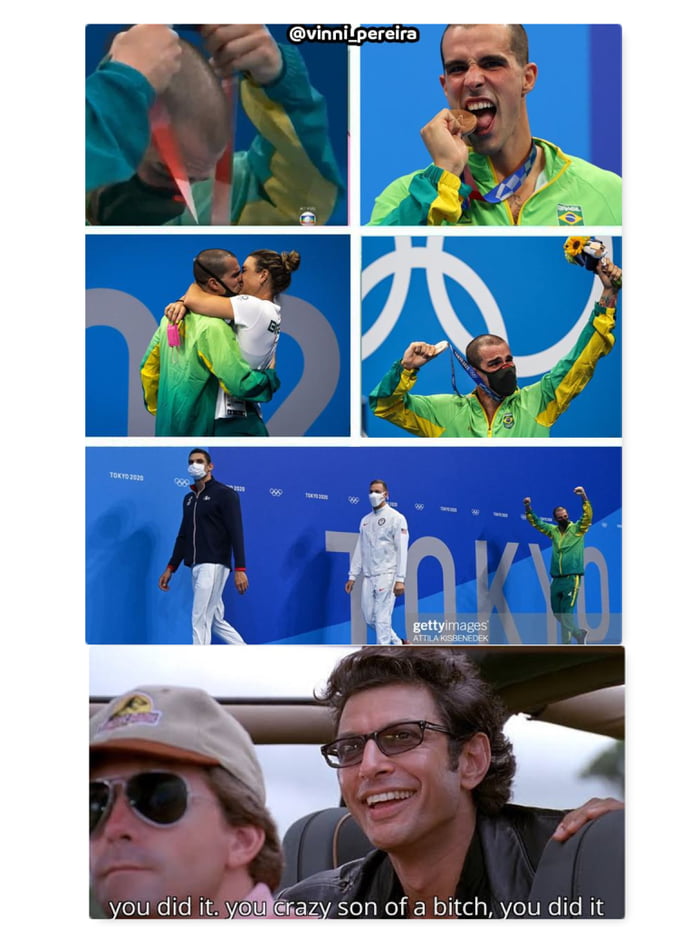 Brazils Bronze Medalist Full On Did The Bronze Medal Meme Hes My Hero Gag