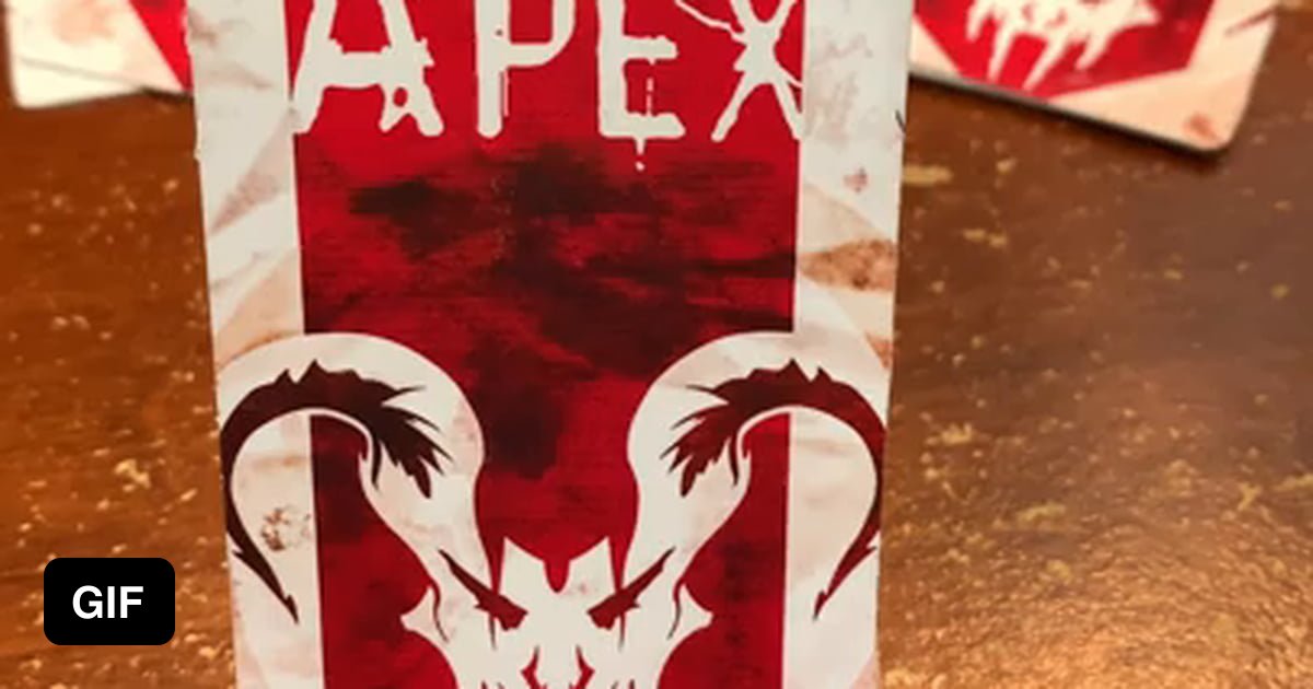 Made some steel Apex Predator calling cards as seen in Stories from the