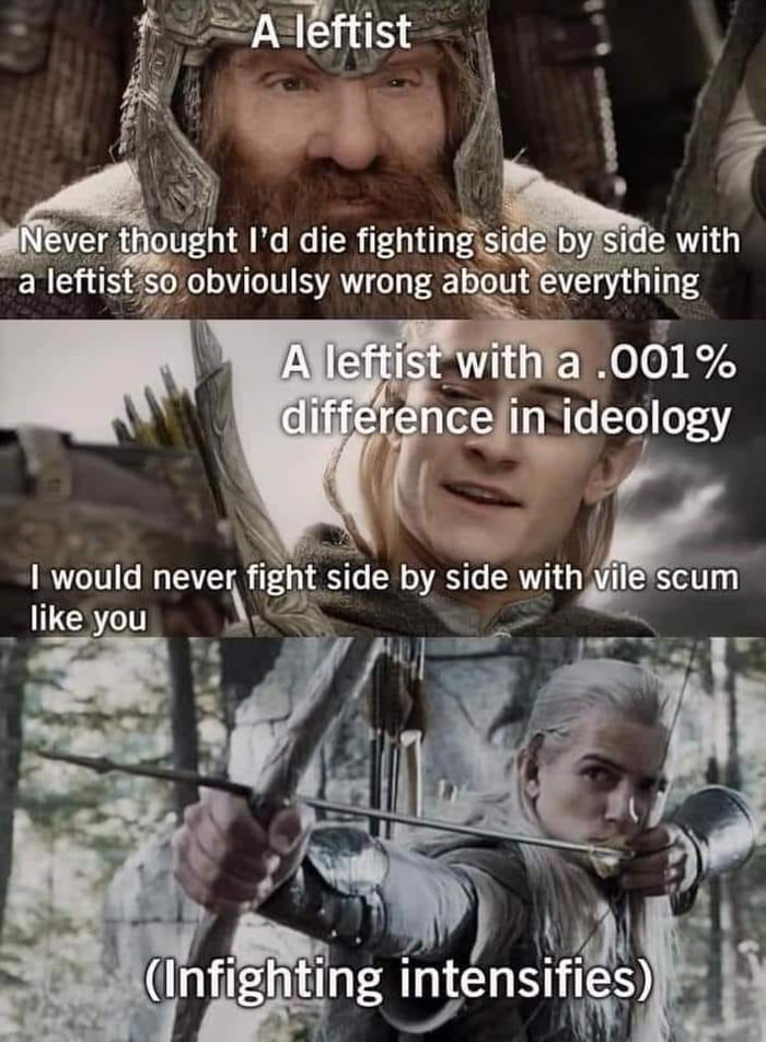 Damn leftists, they ruined the left! - 9GAG