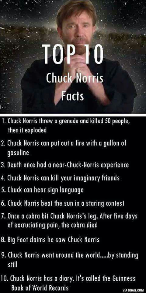 Chuck Norris Facts 9gag 