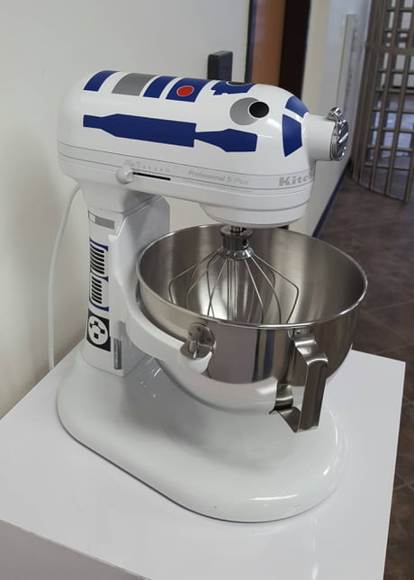 Kitchenaid Stand Mixer With R2d2 Paint Job 9gag