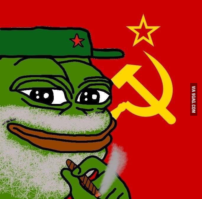 A rare communist Pepe. - 9GAG