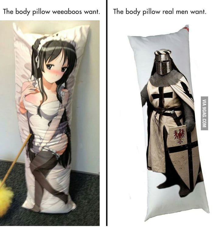 crusader with body pillow - www.optuseducation.com.