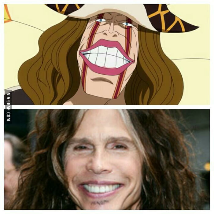 Diamante from One Piece and Steven Tyler - 9GAG