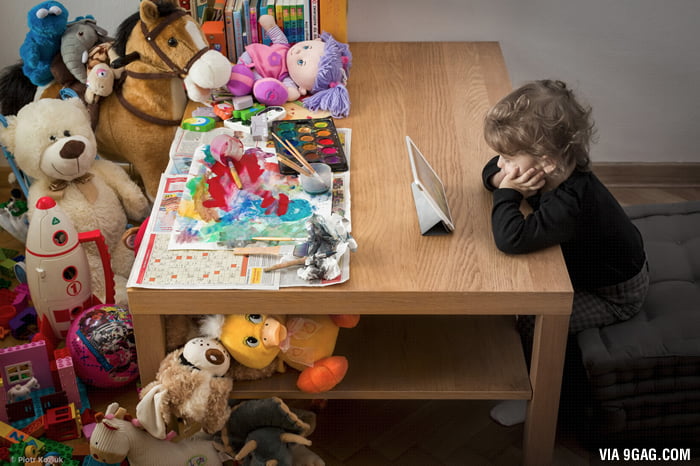 This photo sums up the root of the problems of our kids today