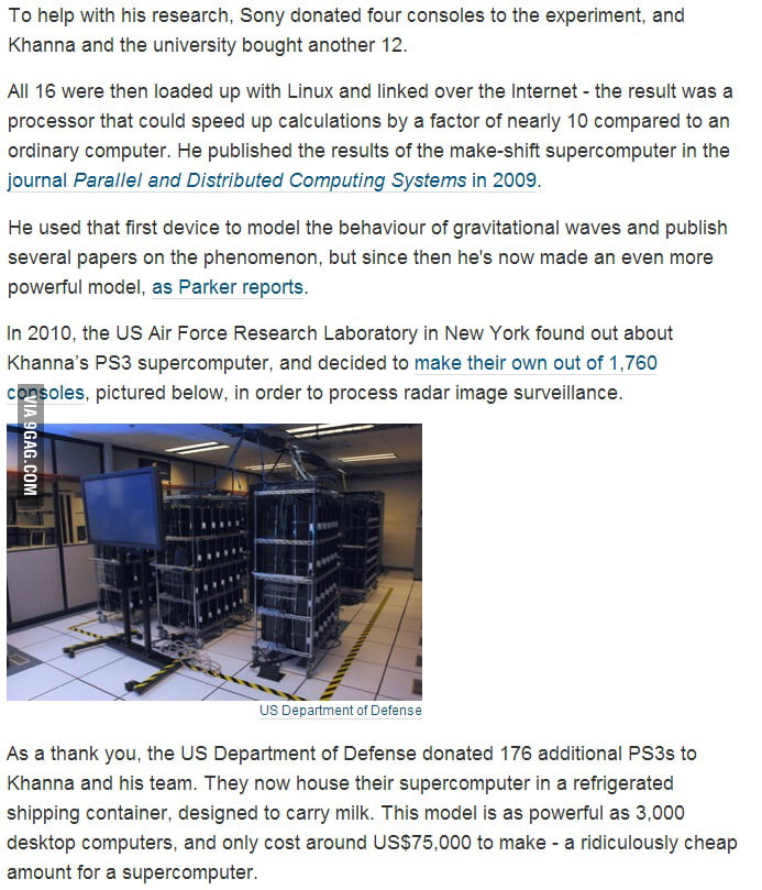 us air force ps3 supercomputer