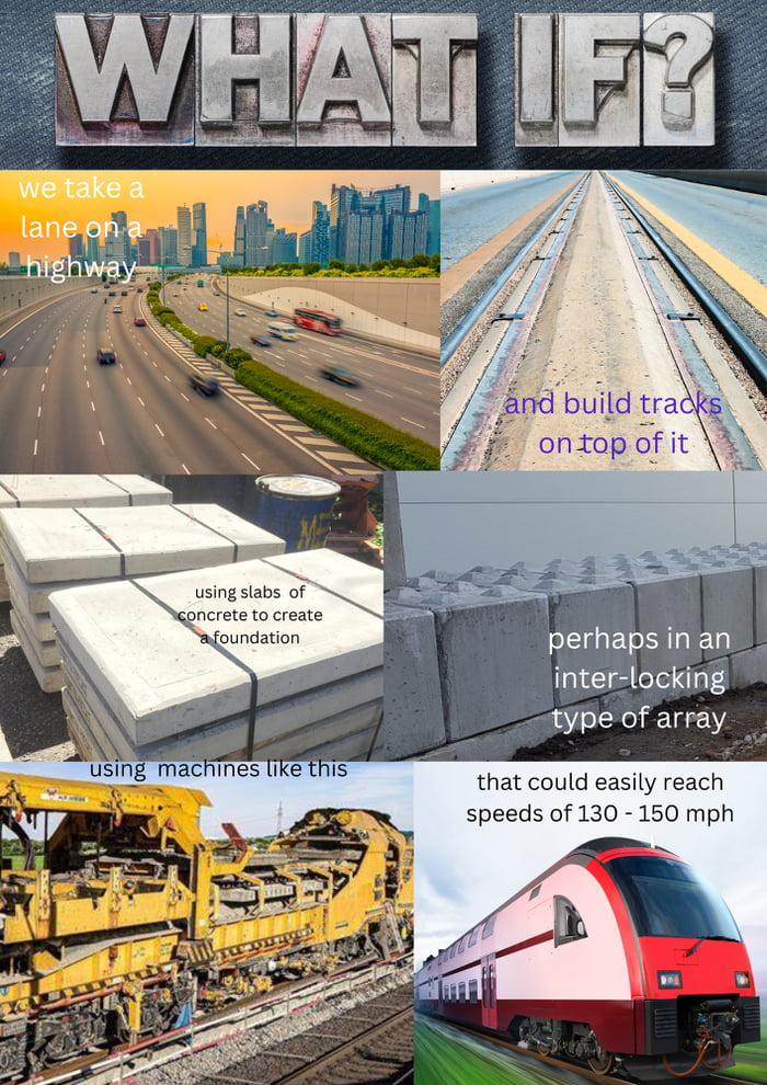 The trains could run on Diesel, Hybrid or electricity directly through