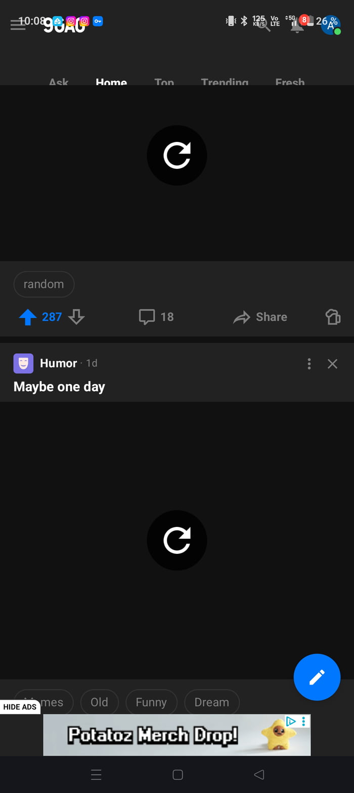 What is happening to the app ?? - 9GAG