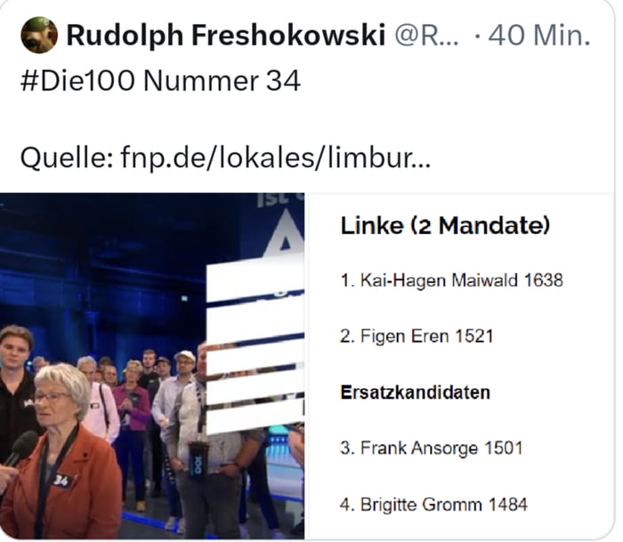 Und auch afd biggi ist eine linke. Ob sie geläutert ist oder das u Boot ...