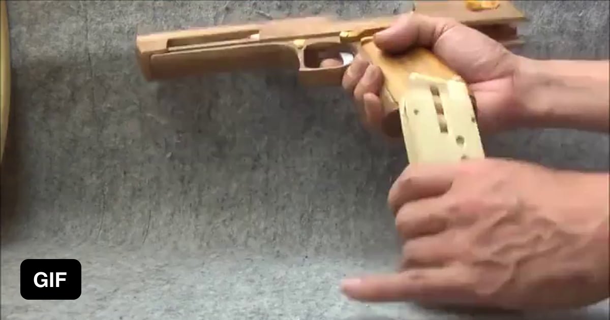Desert Eagle rubber band gun 9GAG