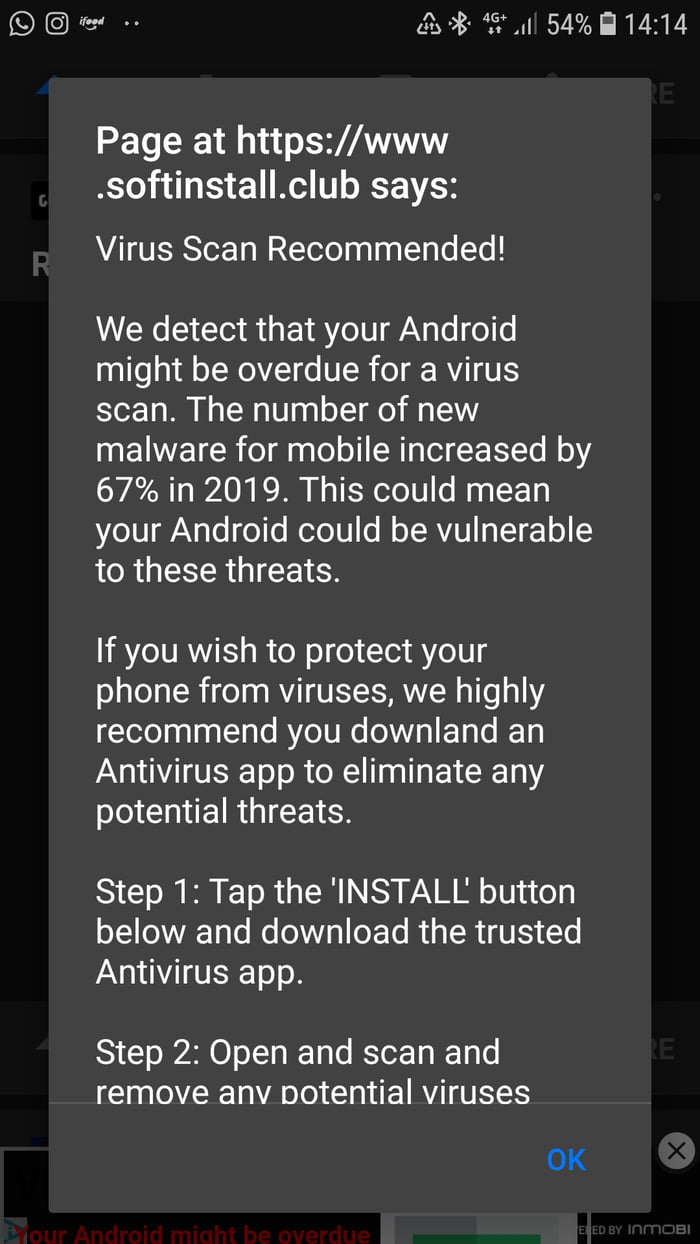 Apparently the 9gag App allows ads to open pop-up windows! - 9GAG