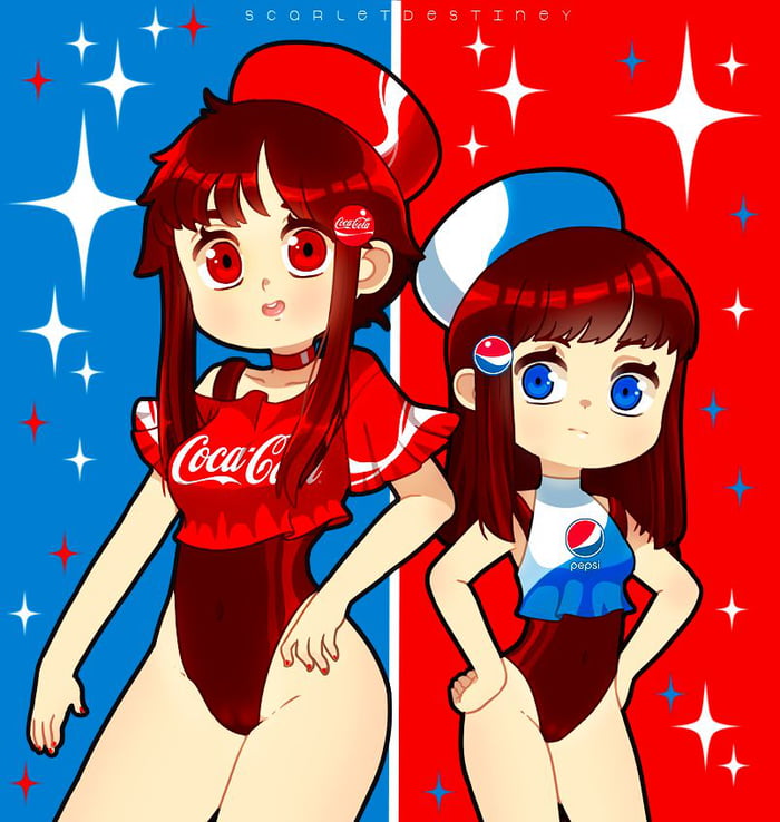 imo i think both coke and pepsi taste nasty : r/Animemes