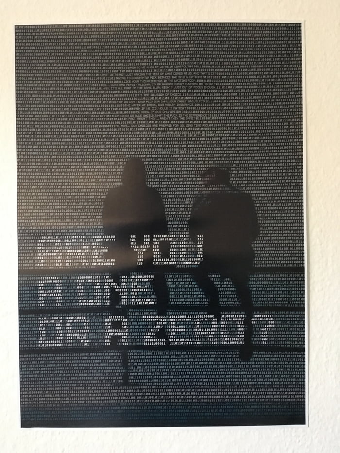 Are You A One Or A Zero Love My New Mr Robot Poster 9gag Are You A One Or A Zero Love My New Mr Robot Poster 9gag