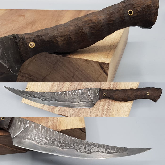 I made this kitchen knife in my typical for a fellow 9gagger. I hope he