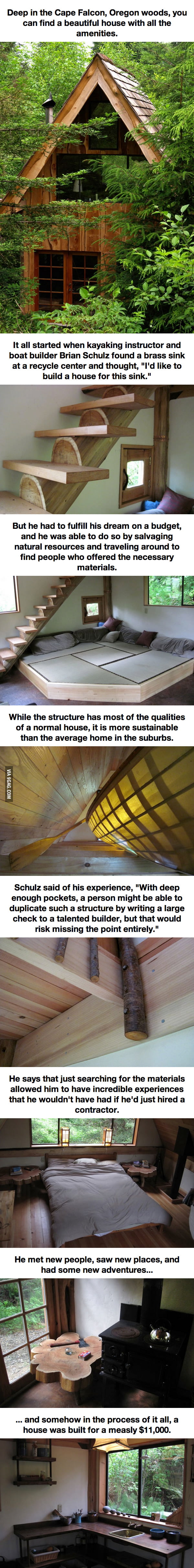 His Beautiful Home Cost Practically Nothing. You Will Love The Story Of