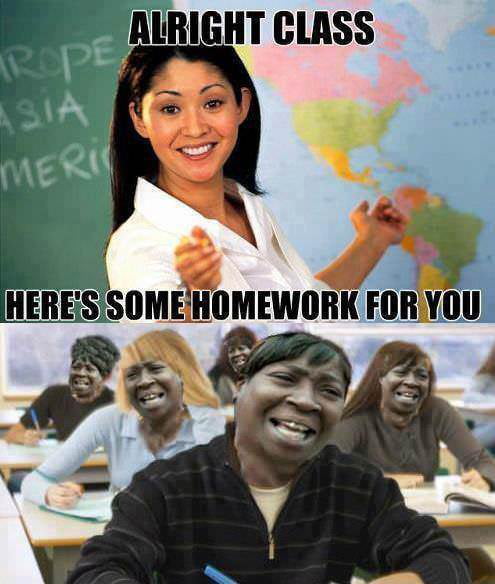 Homework? In summer? - 9GAG