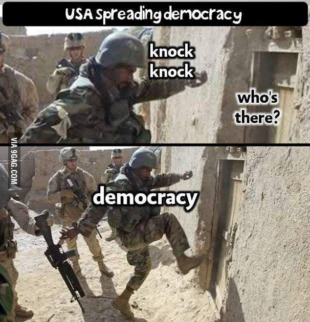 Spreading democracy - 9GAG