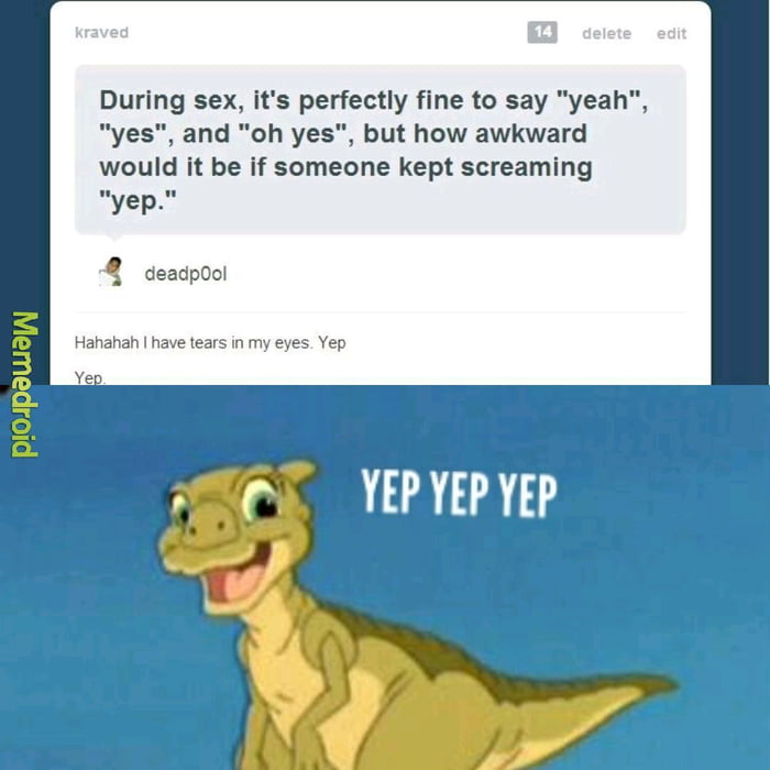 Yep Yep Yep Yep Yep 9gag