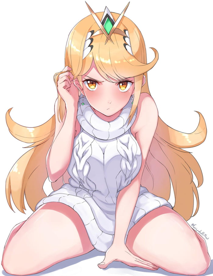 Mythra The Virgin Killer In A Sweater 9gag