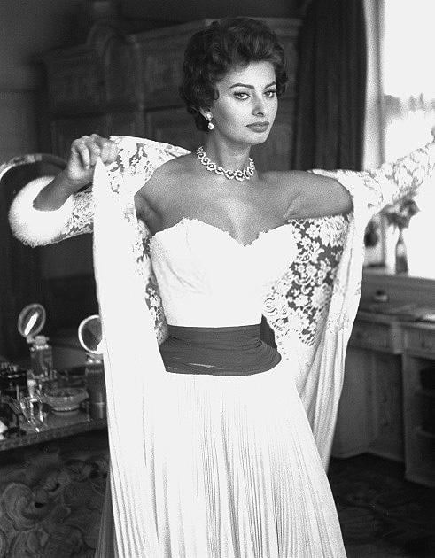 Sophia Loren 1950s - History.