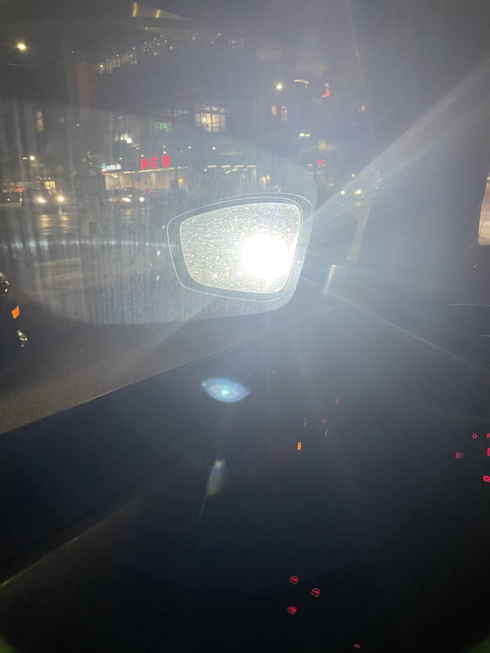 The blinding headlights from the lifted truck behind me 9GAG