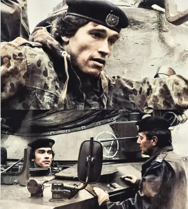 Arnold Schwarzenegger Was A Tank Driver At The Bundesheer (the Army Of ...