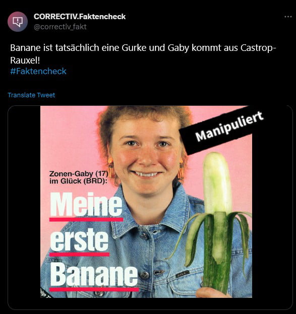 Endlich Ist Es Raus Gag