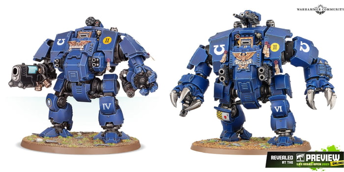 Redemptor Dreadnought And New Brutalis Dreadnought Side By Side ...