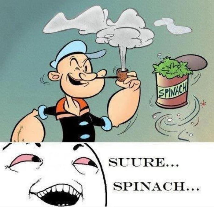 It was never spinach 9GAG